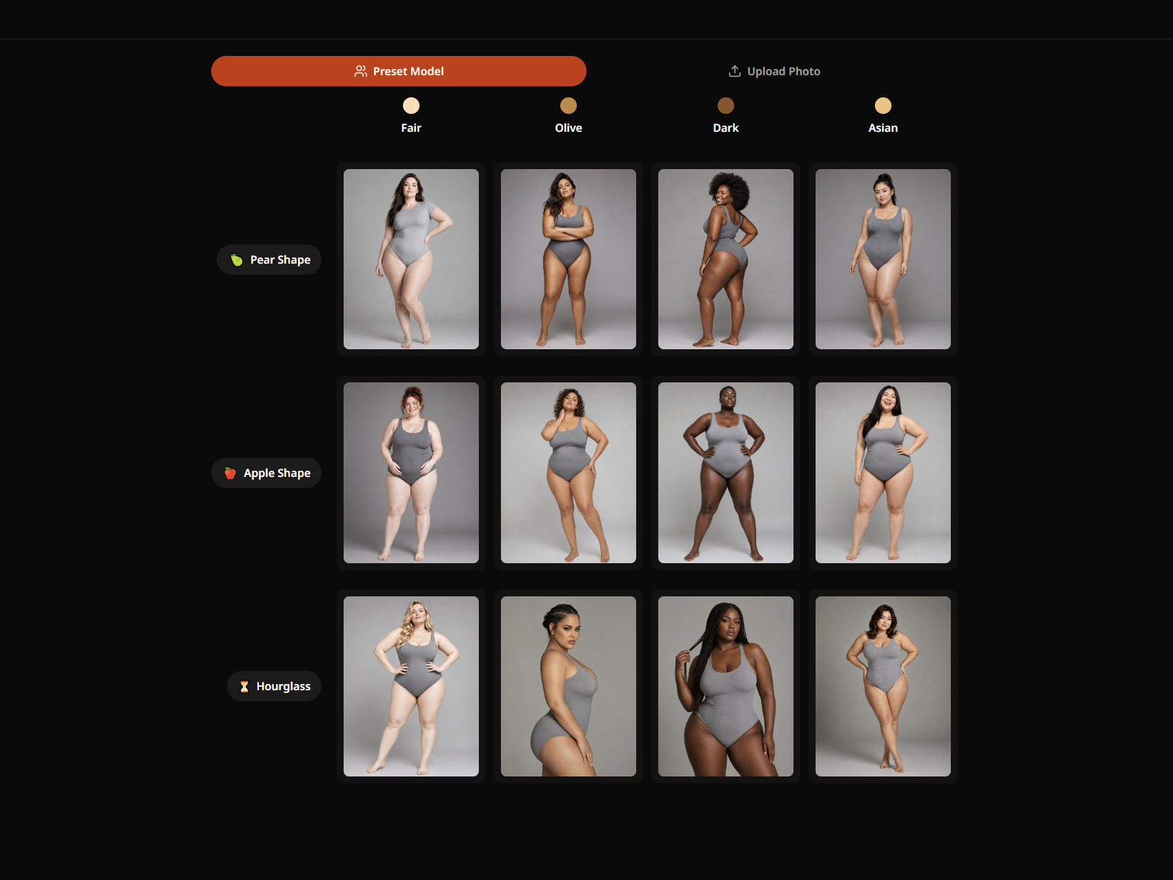 Plus-Size Model Library